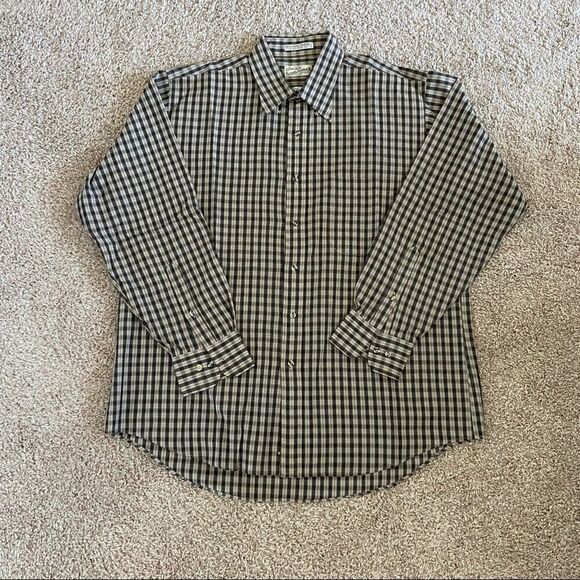 Roebuck & Co Plaid Button Up Top - Picture 1 of 4